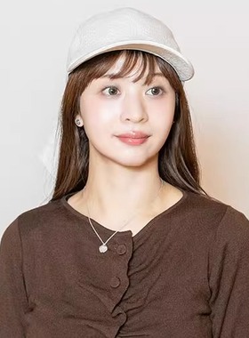 国现可手洗 59cmCA4LA SHK01221 PALLER甜美提花丝带蝴蝶结棒球帽