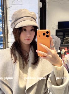 uv防晒可洗59cm CA4LA 25秋冬新款报童帽 日本制 TAM02820 MATIN