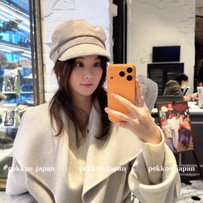 uv防晒可洗59cm CA4LA 25秋冬新款报童帽 日本制 TAM02820 MATIN