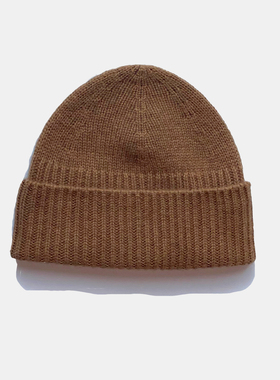 56-60cm mature ha Knit MRW-CL001 骆驼毛 秋冬保暖 百搭针织帽