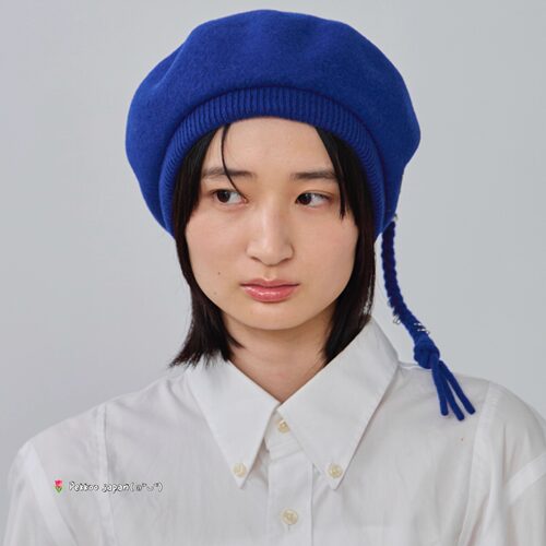 58cm OVERRIDE BASQUE LONGMITUAMI BERET 253090261纯羊毛贝雷帽
