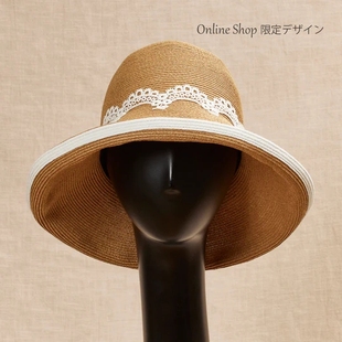 york 防晒遮阳 new Athena 日系休闲蕾丝大檐草帽Hadley 2023新款