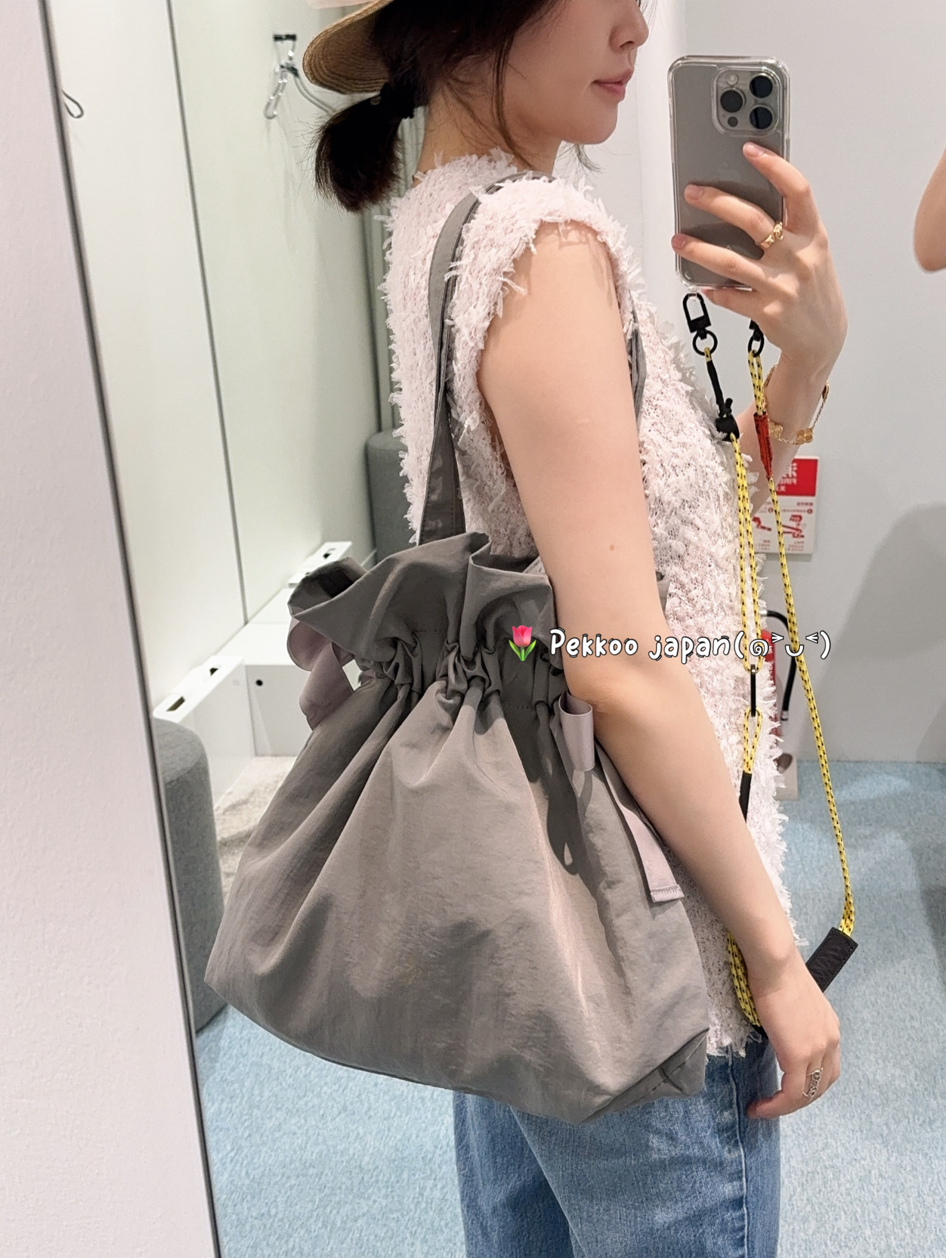 浪凡lanvin购物袋蝴蝶结ins风