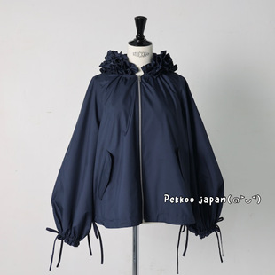 GPKW 国现店主同款 gypsohila BabyBlouson花朵帽子外套 Ayako 605