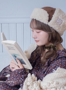 58cm kaorinomori×ももた モコパイロット 254020302 保暖护耳帽