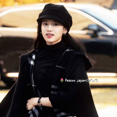 张婧仪同款CA4LA鸭舌帽报童帽