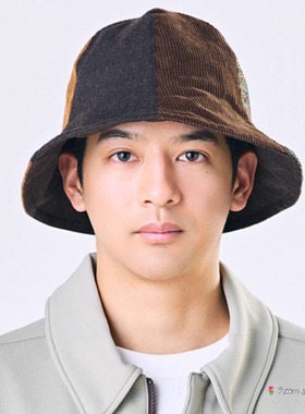 59cm CA4LA DOU02064 HK PATCHY TULIP HAT 7 郁金香渔夫帽 盆帽