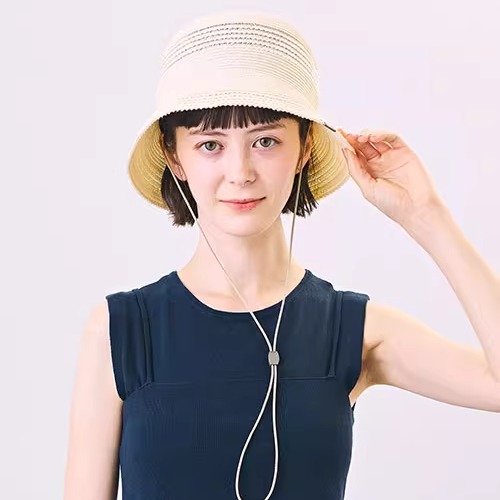 CA4LATKU00391镂空草编渔夫帽