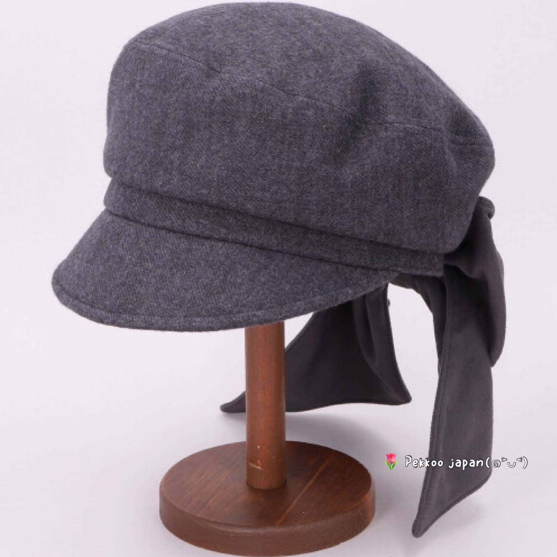 58.5cm CA4LA TKU00482 ROWVE 可爱大蝴蝶结 显脸小鸭舌帽 棒球帽