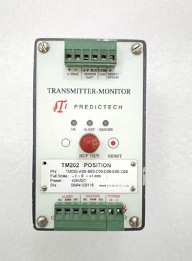 派利斯TM201/TM202-A00-B00-C00-D00-E00-G00振动保护表变送器