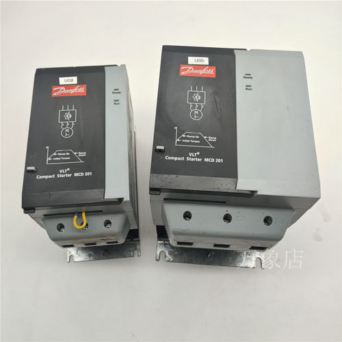 DANFOSS原装拆机MCD201-018-CV3软启动18KW成色新功能完好包用