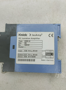 knick 23206 A2 隔离器变送器 现货 knick 23206 A2实物拍摄