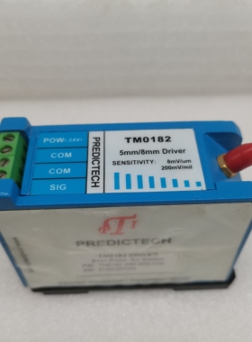 PredicTech美国 TM0182-A50-B00-C00 涡流传感器前置器放大器现货