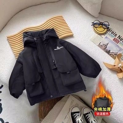 男童冲锋衣秋装连帽风衣风衣潮帅