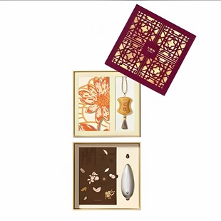 万事利2025新品真丝丝巾中方巾线香国风礼盒高端节日送礼盛世芳华