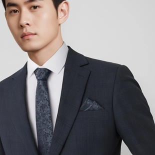 万事利2025春夏实体店专柜新品领带口袋巾商务套装男士礼盒风奕轩