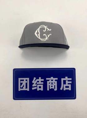 美式Crooks Castles灰色刺绣全封闭棒球帽大码