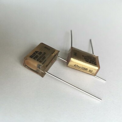 进口芬兰 RIFA PMR209 47n+100R X2 250VAC 复合阻容电容 0.047UF