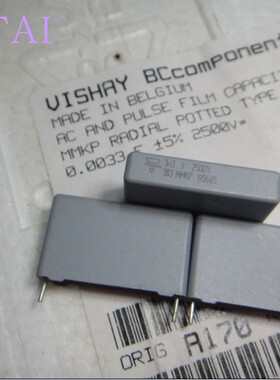 VISHAY 0.0033uf 2500v 3.3nf 3300pf 332 MKP MMKP383薄膜电容