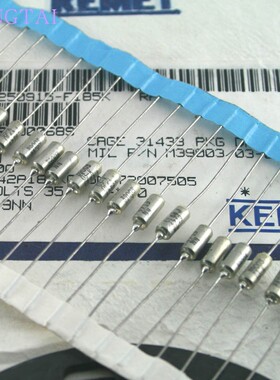 M39003/03-0164  35V 1.8UF 185K   KEMET集美轴向阴极钽电解电容