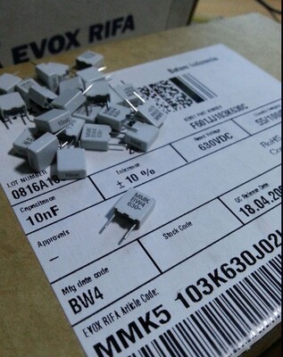 EVOX-RIFA   MMK5  630V10nF 10nk 10% BW4  薄膜电容 原装现货