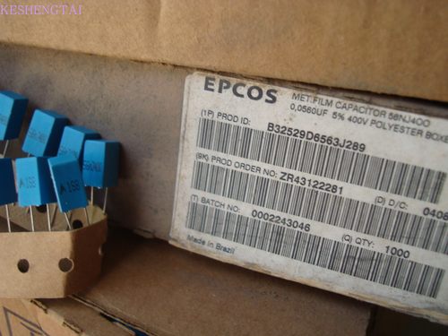B32529D6563J 薄膜电容器0.056uF 400v56NF MKT 5mm EPCOS 西门子