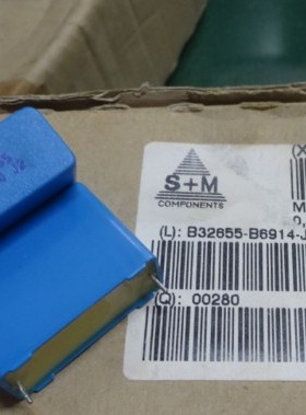 B32655B6914J  原装西门子 S+M  薄膜电容 630V U91J 28MM