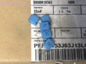 RIFA MKP聚丙浠薄膜电容 0.015uF 15nF EVOX PFR5 63V 153J 5MM