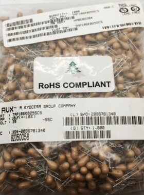 TAP106K025SCS TAP 25V 10UF 106K AVX进口美国直插钽电容2.5mm