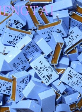 VISHAY ERO 蓝精灵 KP1836 1600V 100PF 0.1NF 101J 薄膜电容15mm
