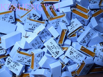 VISHAY ERO 蓝精灵 KP1836 1600V 100PF 0.1NF 101J 薄膜电容15mm