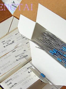 VISHAY DALE 1/4W 1%  0.25W  RN55D   RLR7C蓝色金属膜电阻系列