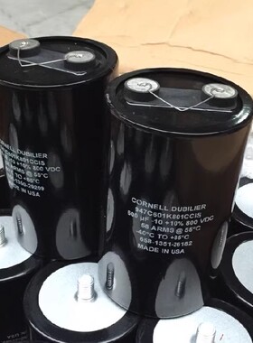 947C601K801CCIS  Cornell Dubilier  CDE  600UF 800VDC薄膜电容