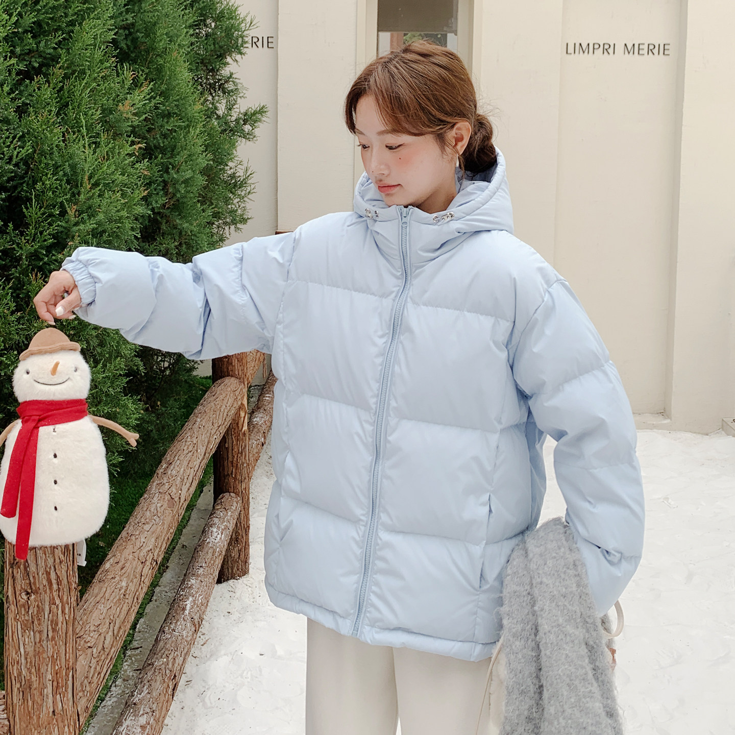 羽绒服女款2025新款学生韩版宽松保暖潮流冬季外套初中高中女生