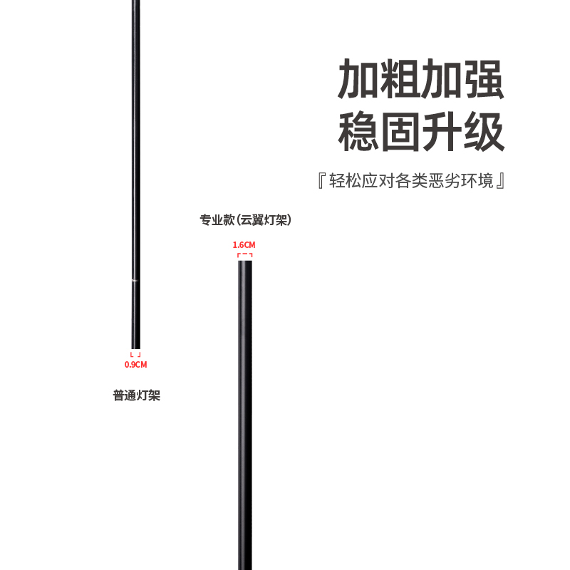 户外折叠灯架露营灯支架铝合金营地挂灯桌面插地云翼架子野营灯杆 户外/登山/野营/旅行用品 户外灯架 原图主图