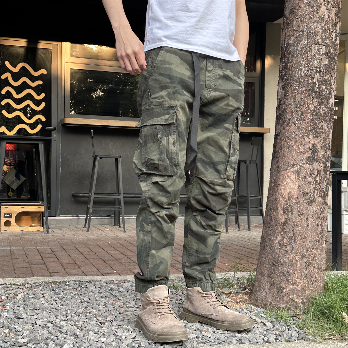 鑫冠鸟迷彩工装裤春秋款