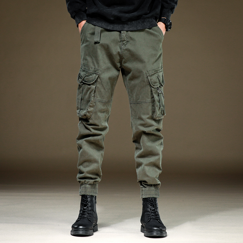 秋冬休闲裤男宽松直筒长裤子