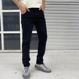 高端商务休闲裤男韩版潮牌秋冬新款修身小脚弹力直筒西裤男士裤子