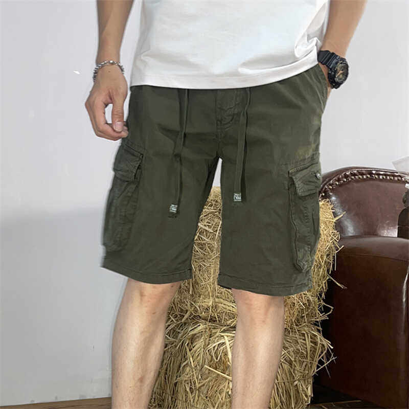 工装短裤男夏季五分宽松百搭休闲裤夏季5分迷彩工装短裤男宽松