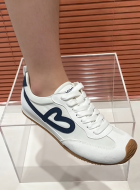 2026春夏季新品时尚休闲鞋男欧货高端真皮拼接低帮软底德训鞋J89A