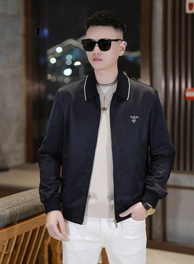 BUNERYNOBLE潮牌翻领夹克外套2026春季新品欧货高端修身时尚休闲