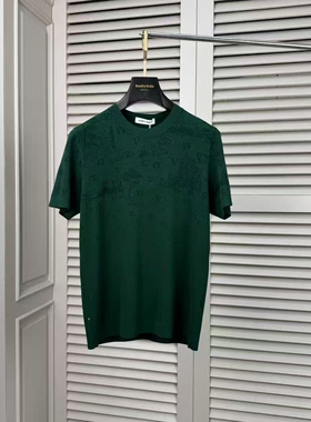 BUNERYNOBLE潮牌伊力特短袖T恤2026春夏季新品提花修身时尚休闲男