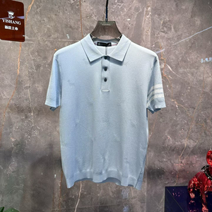 QIAODAREN潮牌伊力特短袖Polo衫2026夏季新品小狗提花修身休闲男