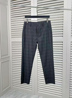 BUNERYNOBLE潮牌格子西裤2026春季新品欧货高端修身商务时尚休闲