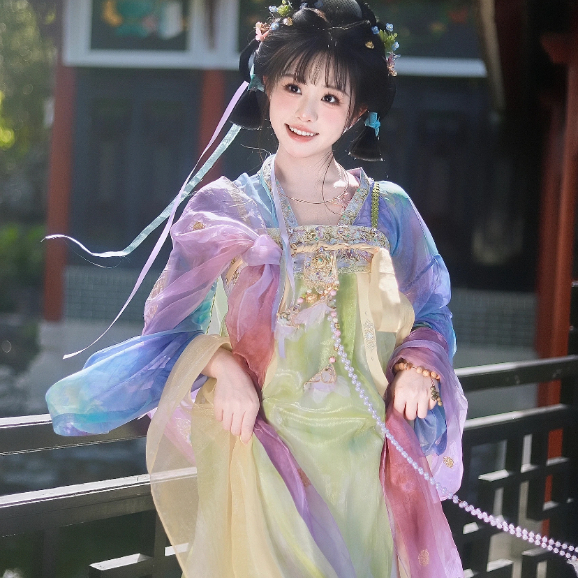 汉服全套古装一整套女2025新款成人女款日常可穿改良中秋唐制女装
