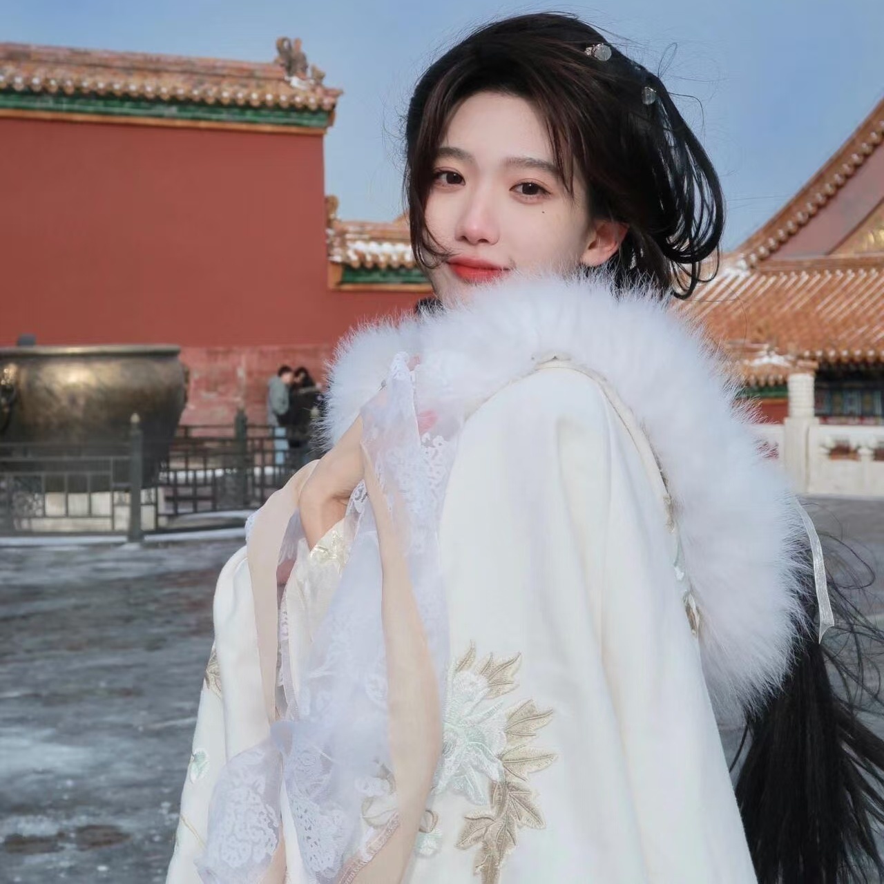 汉服斗篷冬装女成人秋冬季明制古风披风古装加绒加厚中式女款冬季