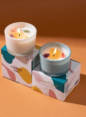 Soy Wax Aromatherapy Candle Cream Wind Room Cup Type香薰蜡烛