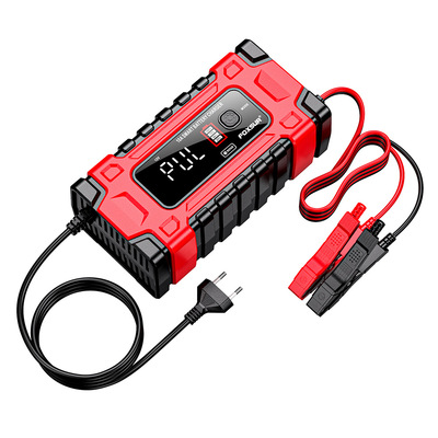 English battery charger 12V24V10A large screen digital displ
