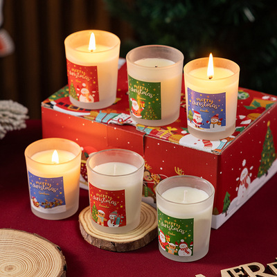 Christmas Soy Wax Smokeless Aromatherapy Candle无烟香薰蜡烛