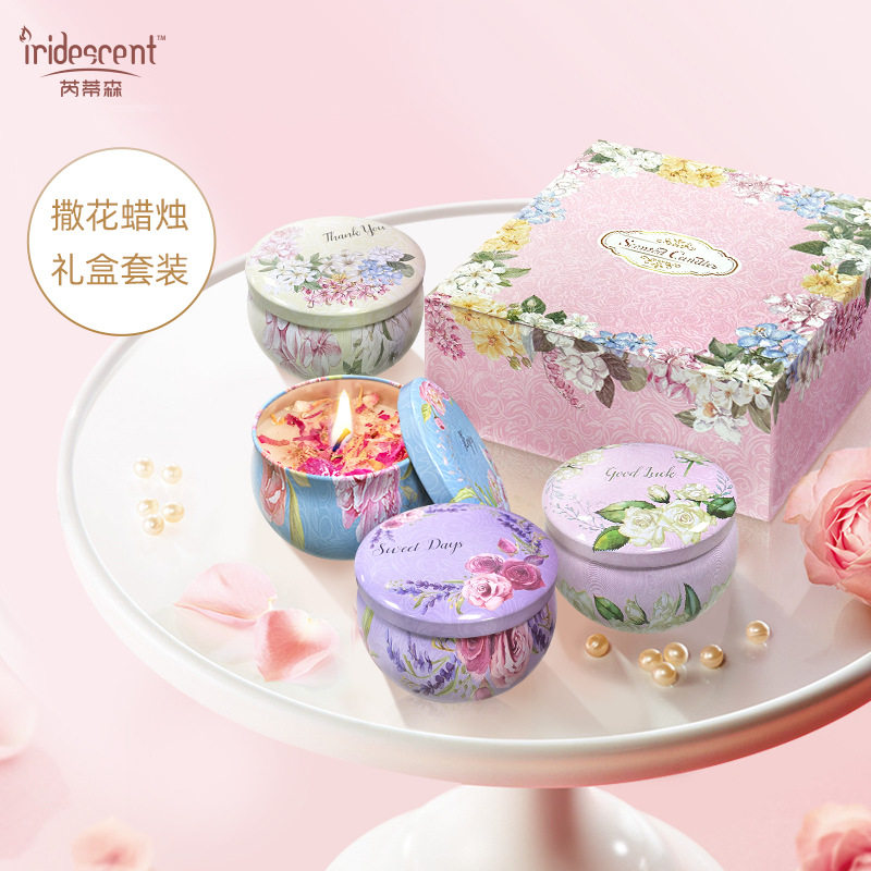 Dried Flower Aromatherapy Candle Birthday Gift干花香薰蜡烛